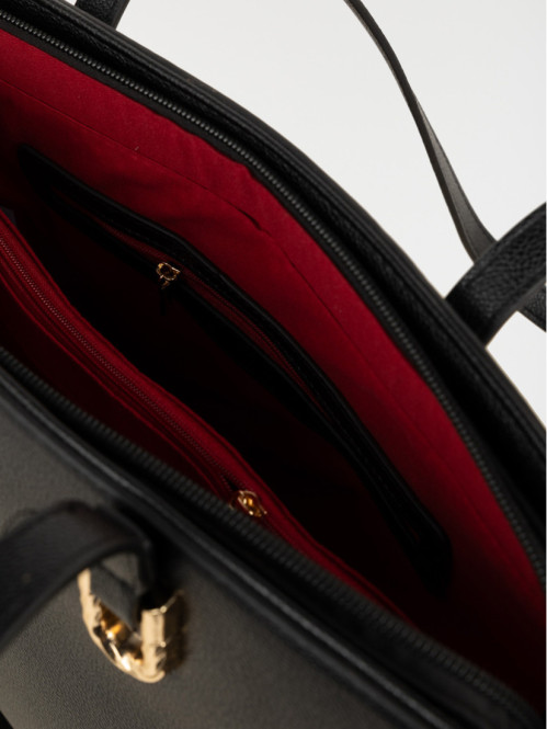 Sac à main détails dorés femme