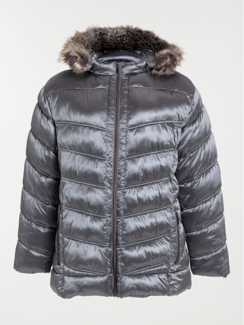 Doudoune capuche grande taille femme