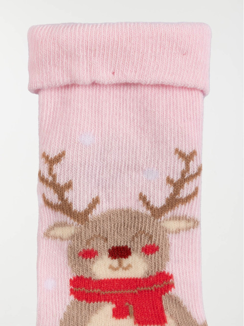 Chaussettes renne de noël...