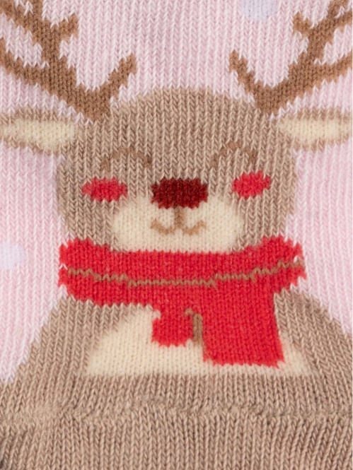 Chaussettes renne de noël...