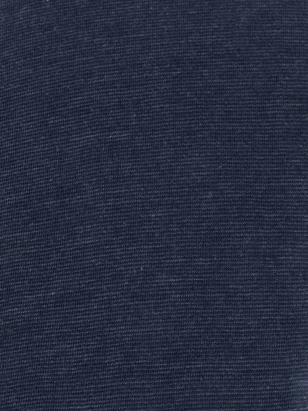 Drap housse jersey 140x190 cm bleu chiné Drap housse jersey 140x190 cm bleu chiné