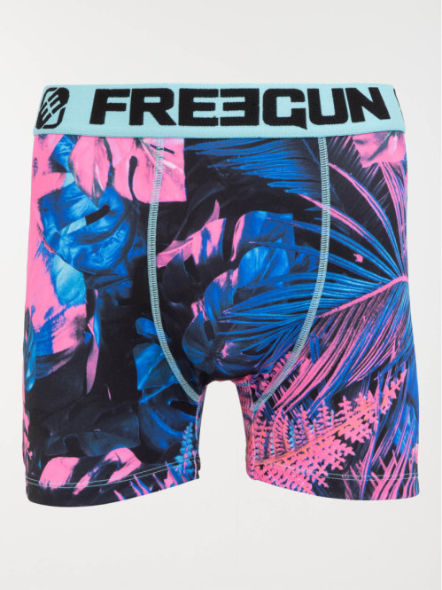 Boxer FREEGUN imprimé tropical homme