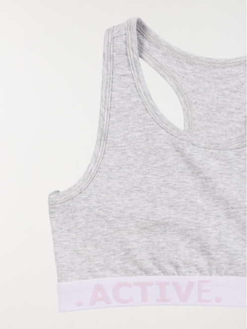 Lot de 2 brassières fille...