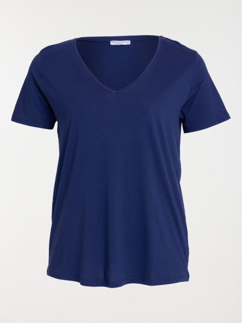 T-shirt officier grande taille femme