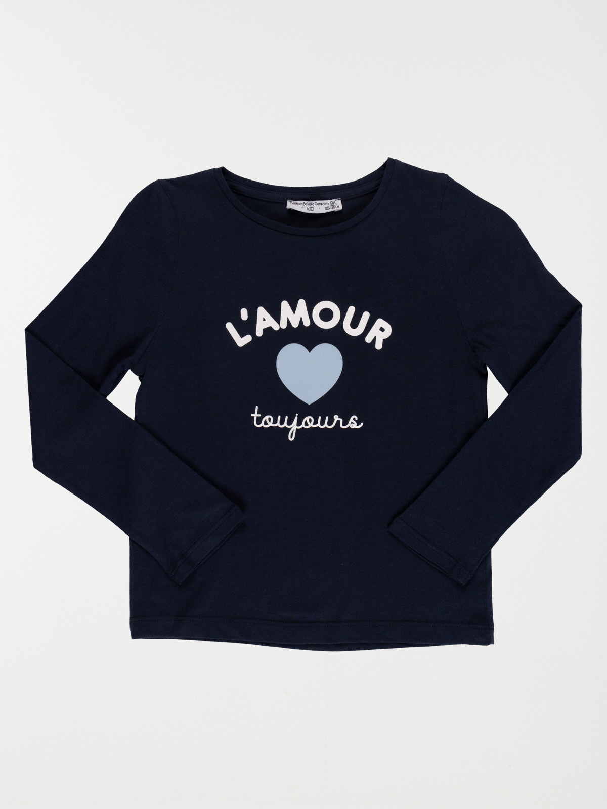 Tee-shirt amour toujours fille (3-12A)