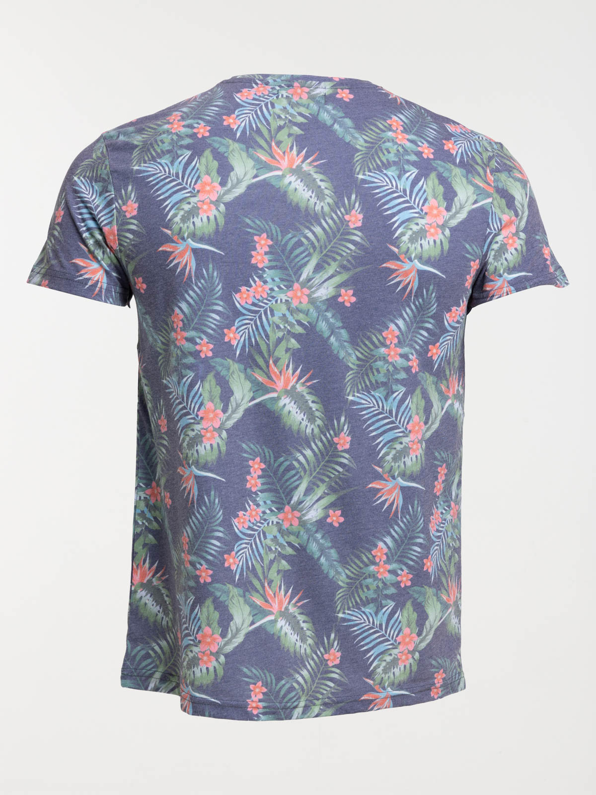 Tee-shirt tropical marine navy homme Tee-shirt tropical marine navy homme