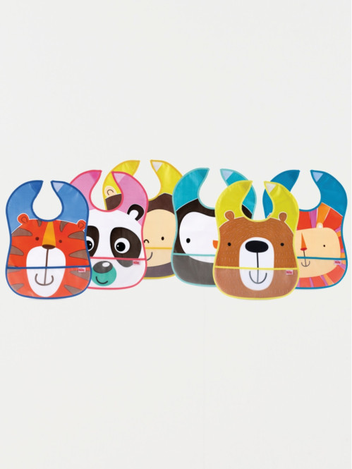 Bavoir imperméable avec poche 