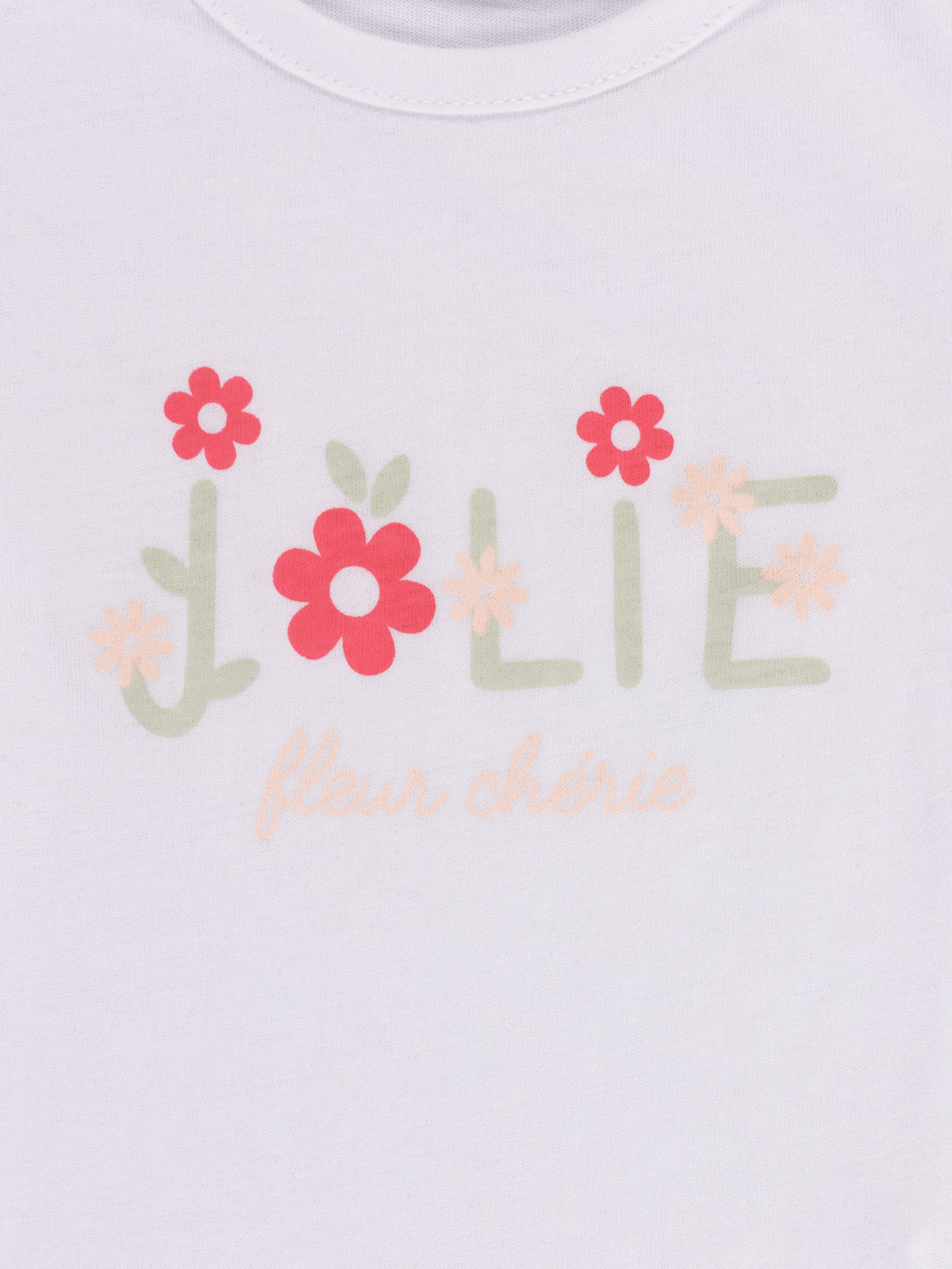 Tee-shirt message fille (3-36M) Tee-shirt message fille (3-36M)