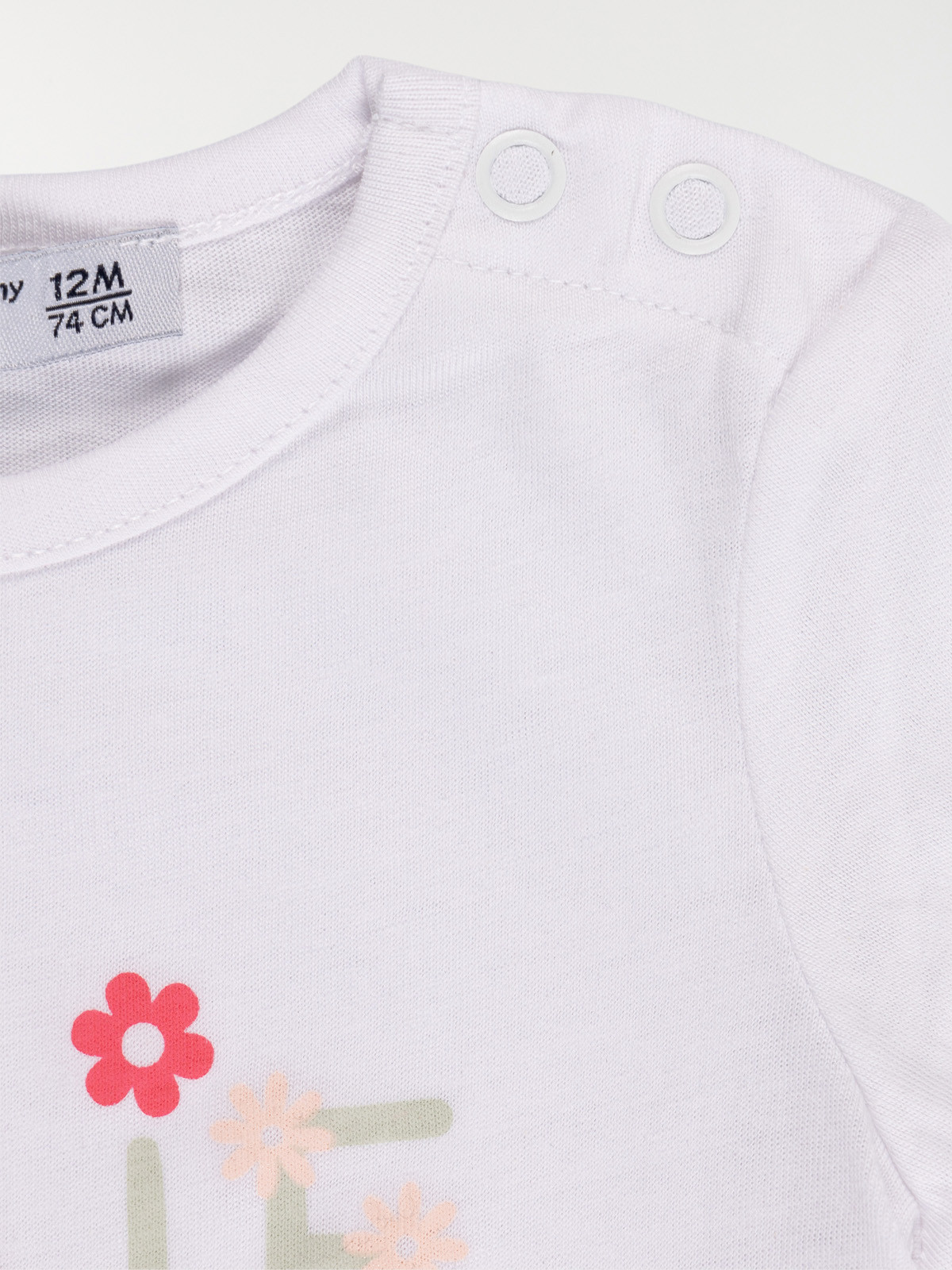 Tee-shirt message fille (3-36M) Tee-shirt message fille (3-36M)