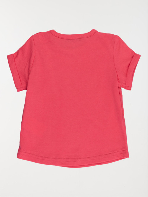 Tee-shirt rose magenta...
