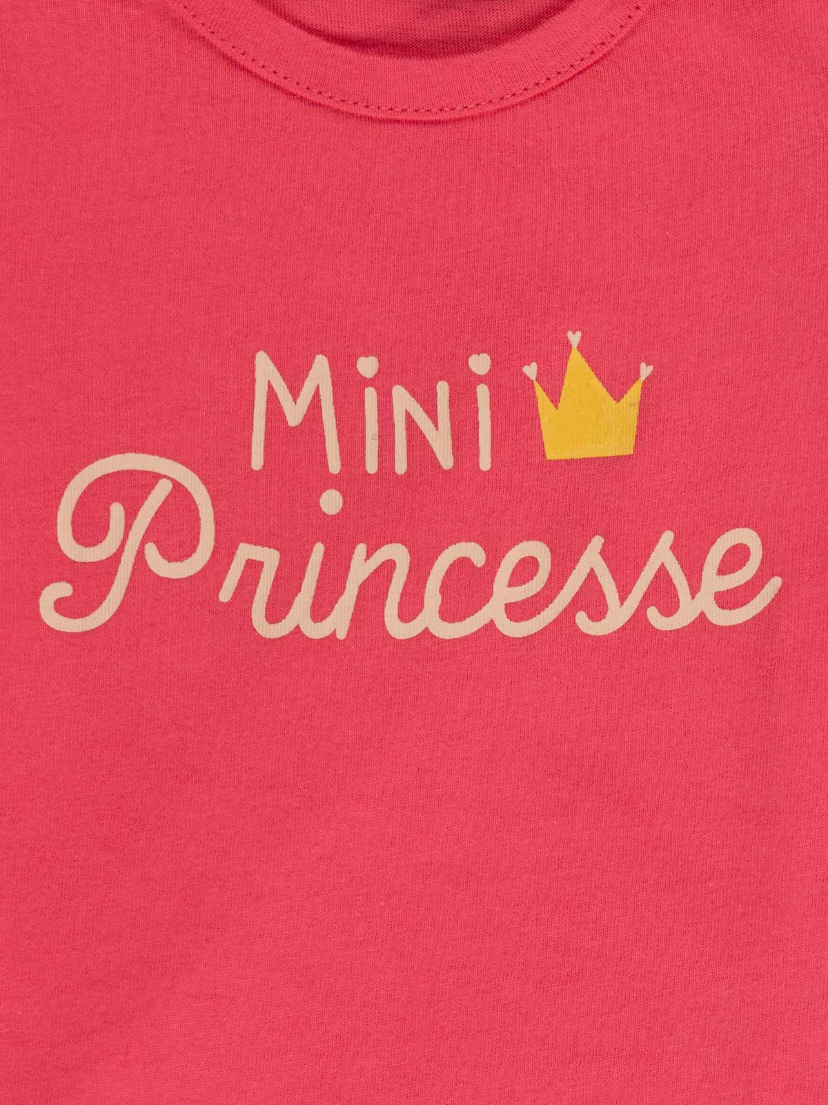 Tee-shirt rose magenta fille (3-36M) Tee-shirt rose magenta fille (3-36M)