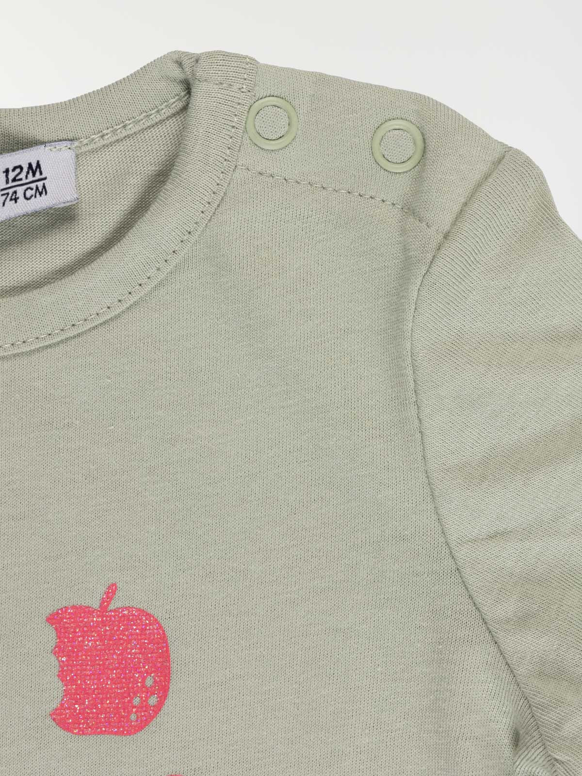 T-shirt message à croquer fille (3-36M) T-shirt message à croquer fille (3-36M)