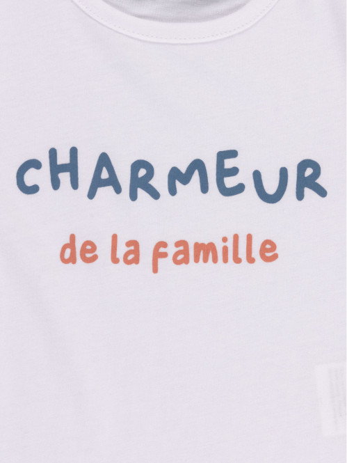 T-shirt blanc charmeur...
