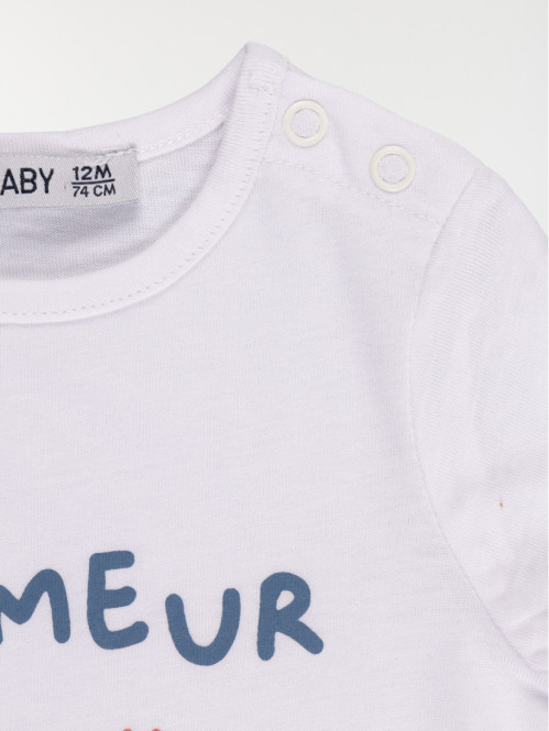 T-shirt blanc charmeur...