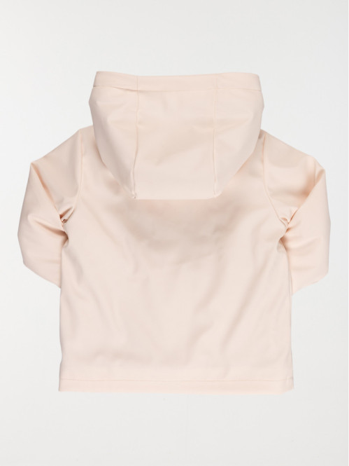Manteau ciré à capuche...