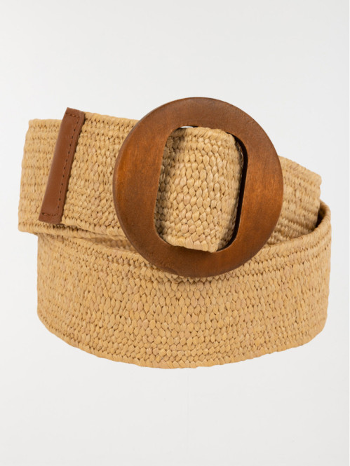 Ceinture femme coloris camel