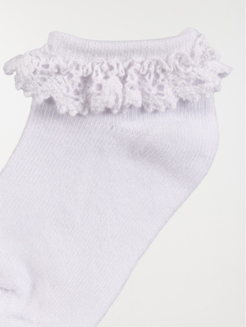 Lot 3 paires chaussettes dentelle bébé Lot 3 paires chaussettes dentelle bébé