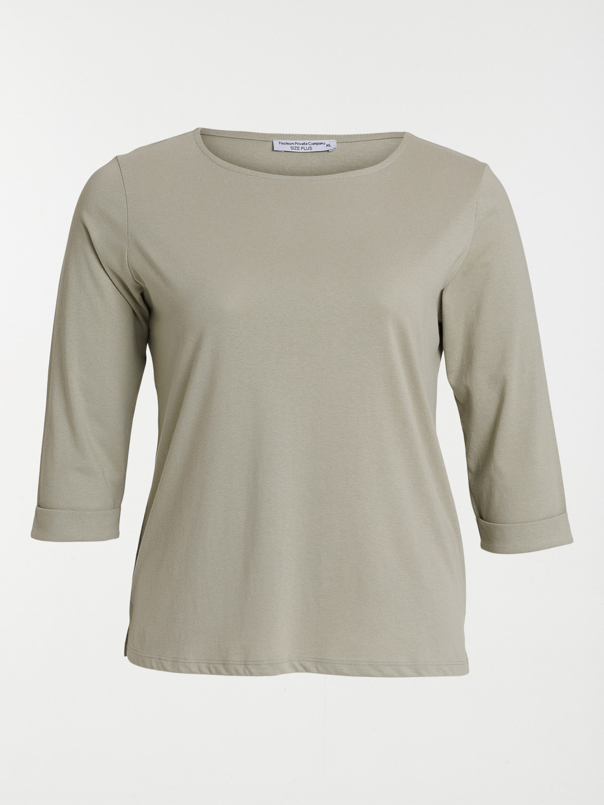 T-shirt mousse clair grande taille femme