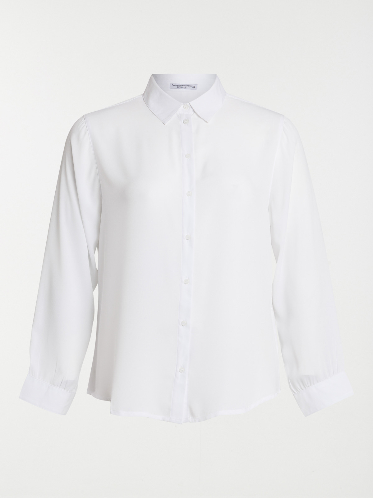 Chemise blanche grande taille femme