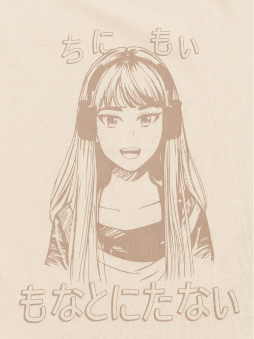 Tee-shirt motif manga fille...