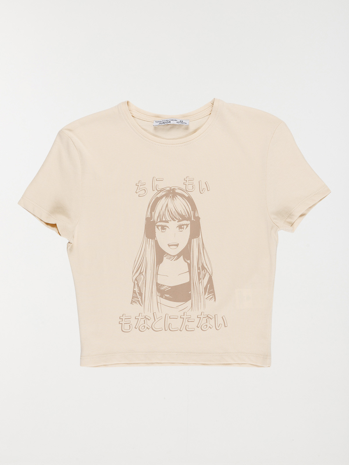 Tee-shirt motif manga fille (XXS-M)