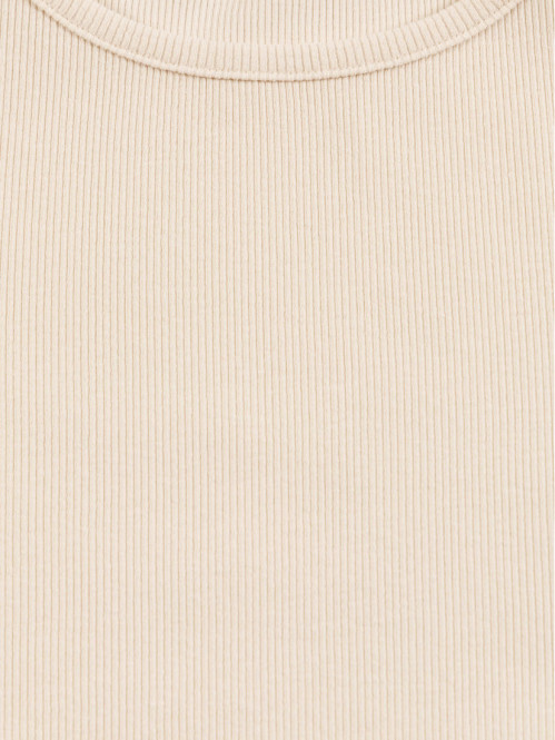 Tee-shirt côtelé shell...