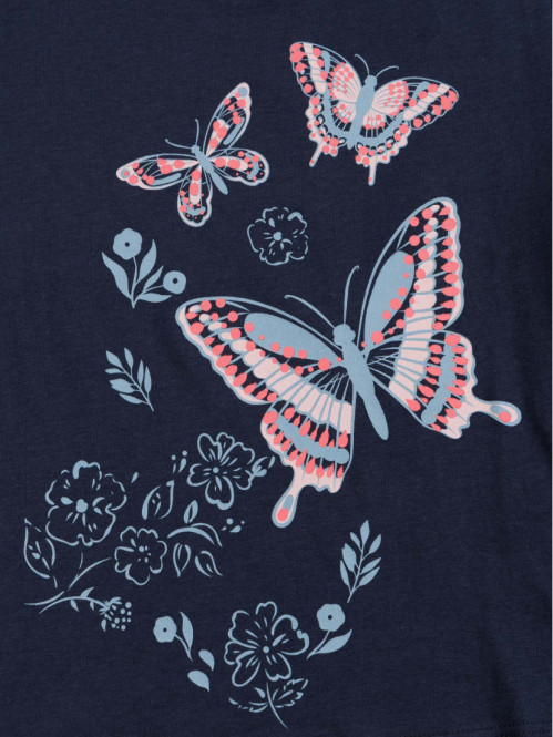 Tee-shirt papillons fille...