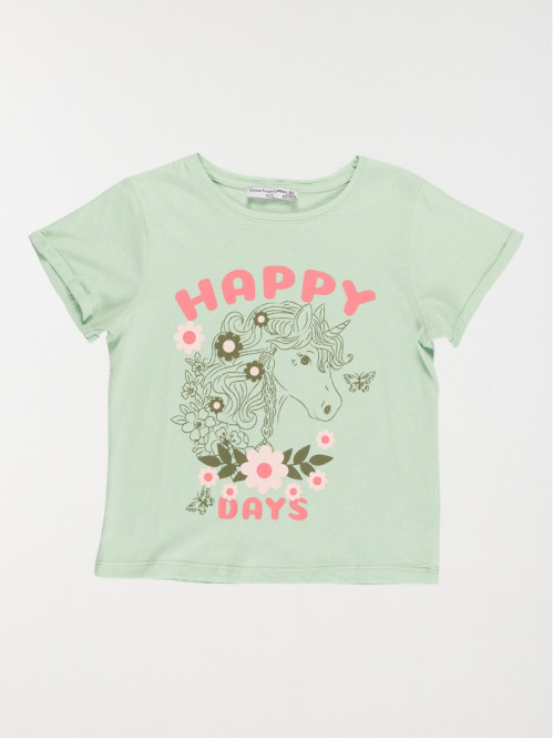 Tee-shirt licorne fille (3-12A)
