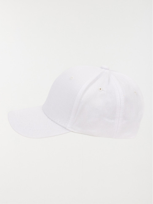 Casquette blanche unie enfant Casquette blanche unie enfant