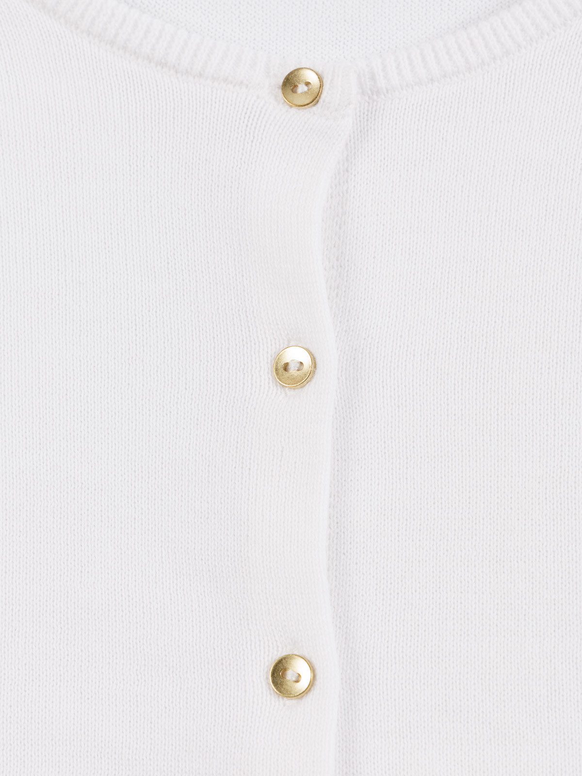 Gilet basique blanc fille (3-12A) Gilet basique blanc fille (3-12A)