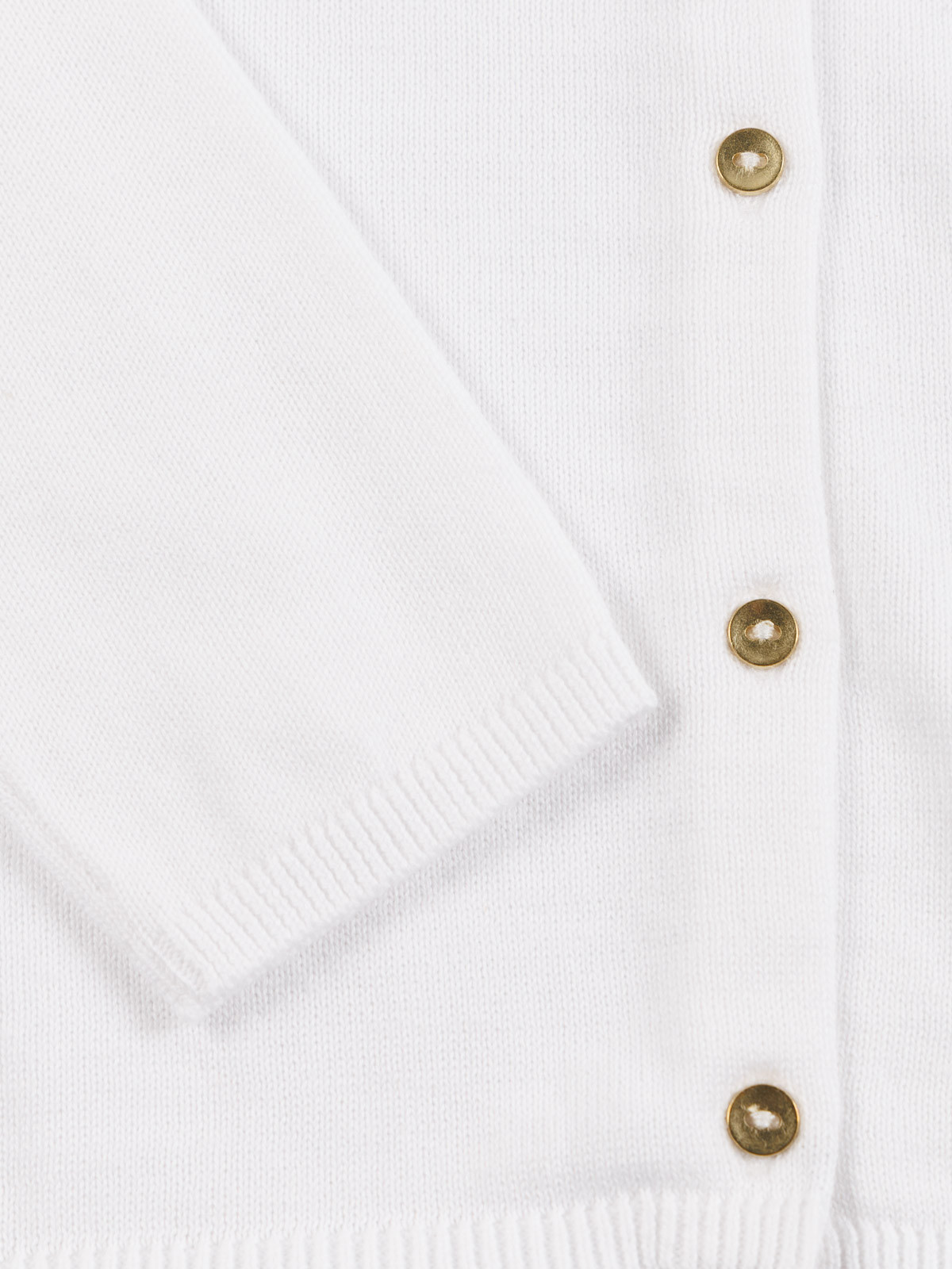 Gilet basique blanc fille (3-12A) Gilet basique blanc fille (3-12A)