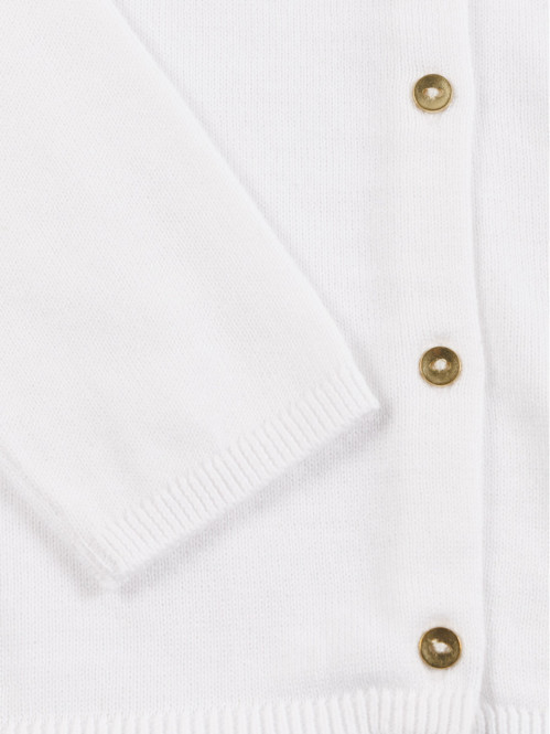 Gilet basique blanc fille...