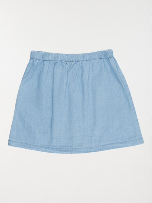 Jupe boutonnée denim stone fille (3-12A) Jupe boutonnée denim stone fille (3-12A)