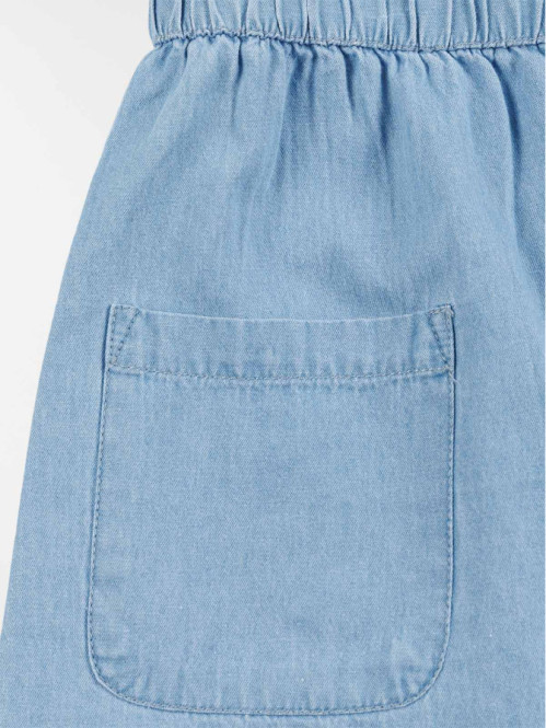 Jupe boutonnée denim stone fille (3-12A) Jupe boutonnée denim stone fille (3-12A)