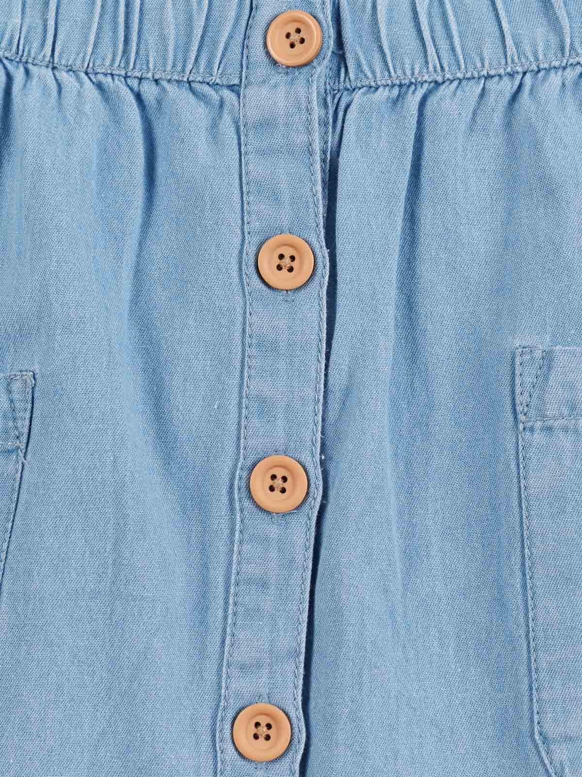 Jupe boutonnée denim stone fille (3-12A) Jupe boutonnée denim stone fille (3-12A)