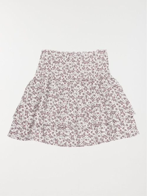 Jupe à volants fleuri fille...