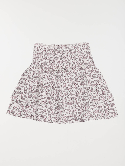 Jupe à volants fleuri fille (3-12A)