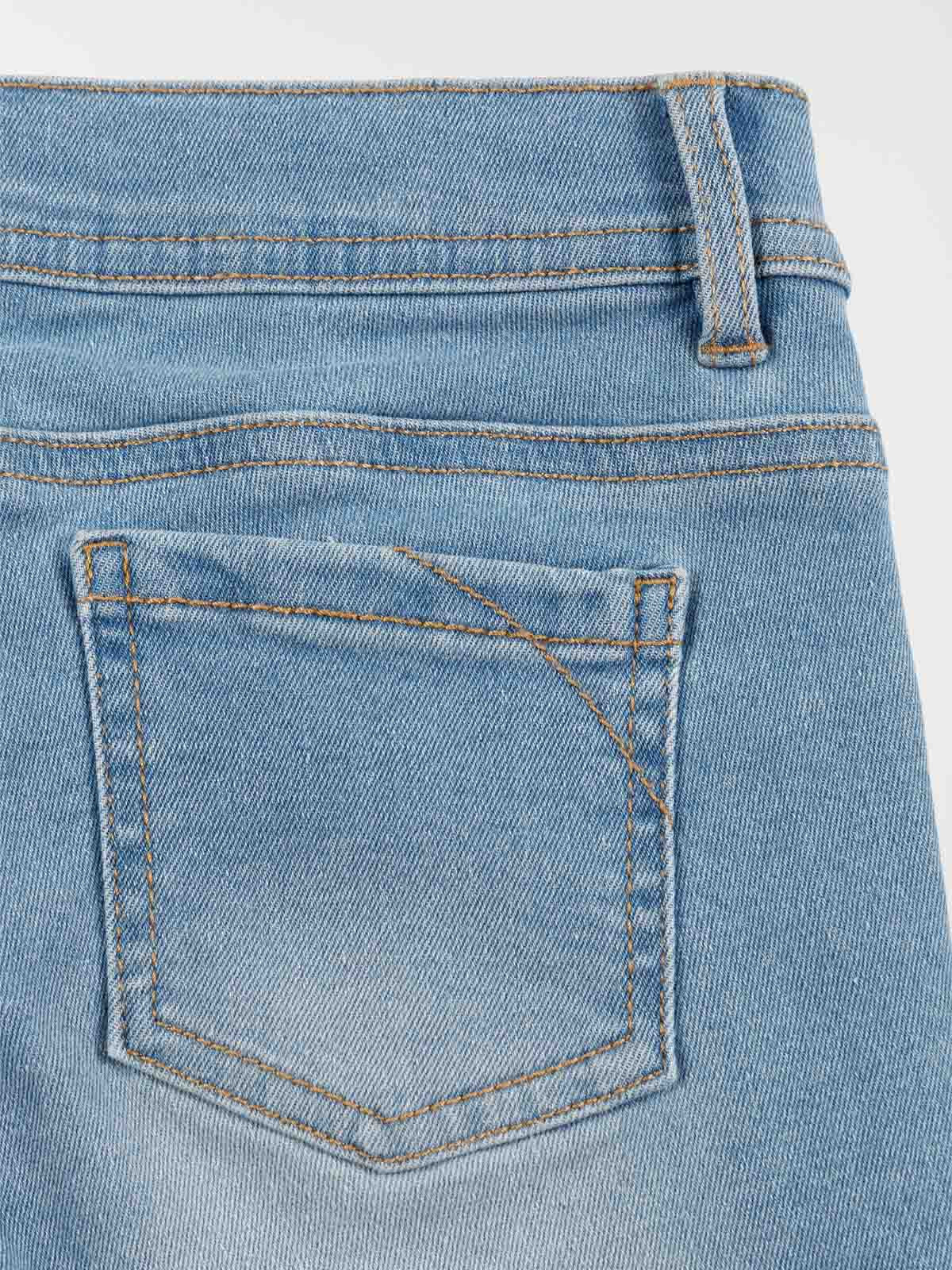 Jean bleached slim fille (3-12A) Jean bleached slim fille (3-12A)