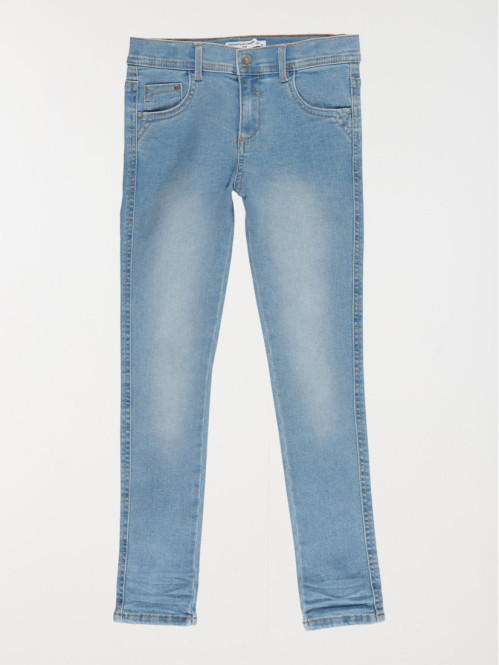 Jean bleached skinny fille...