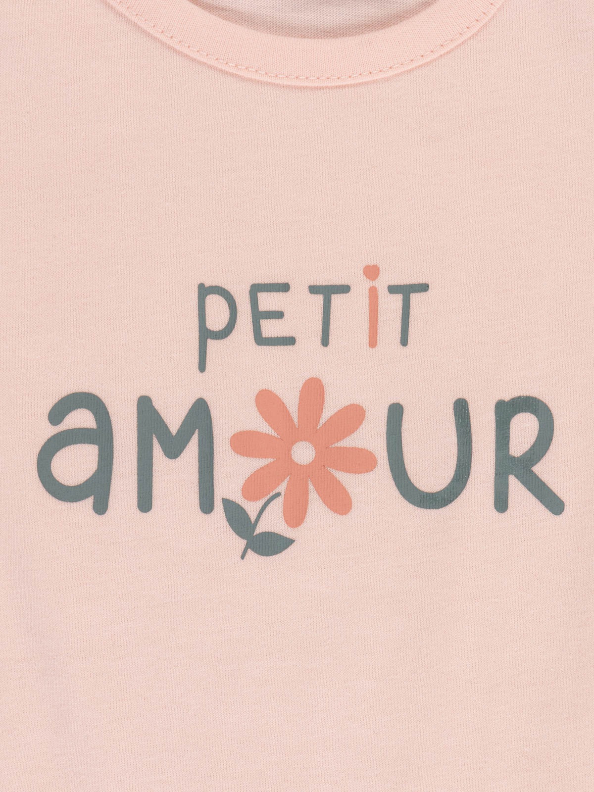 Tee-shirt petit amour fille (3-36M) Tee-shirt petit amour fille (3-36M)