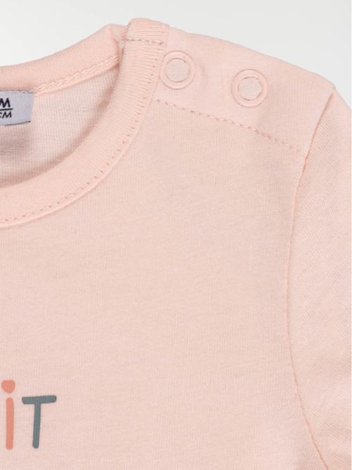 Tee-shirt petit amour fille (3-36M) Tee-shirt petit amour fille (3-36M)
