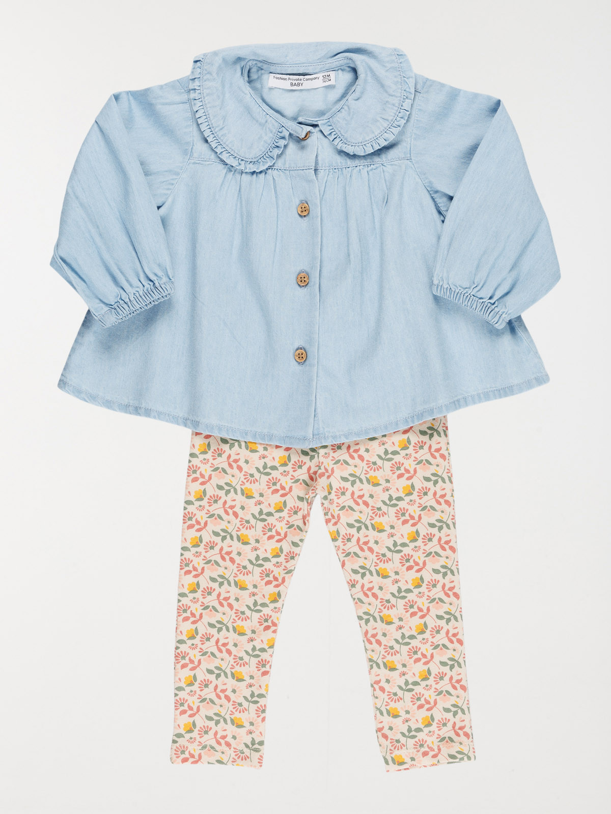Ensemble blouse legging fille (3-36M)