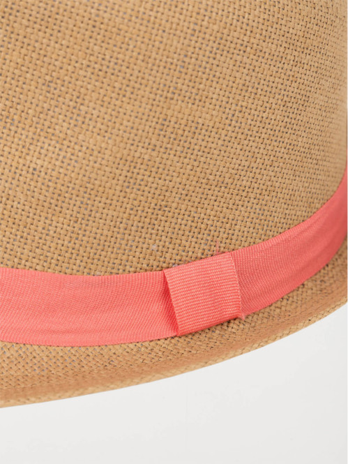 Chapeau borsalino néon rose...