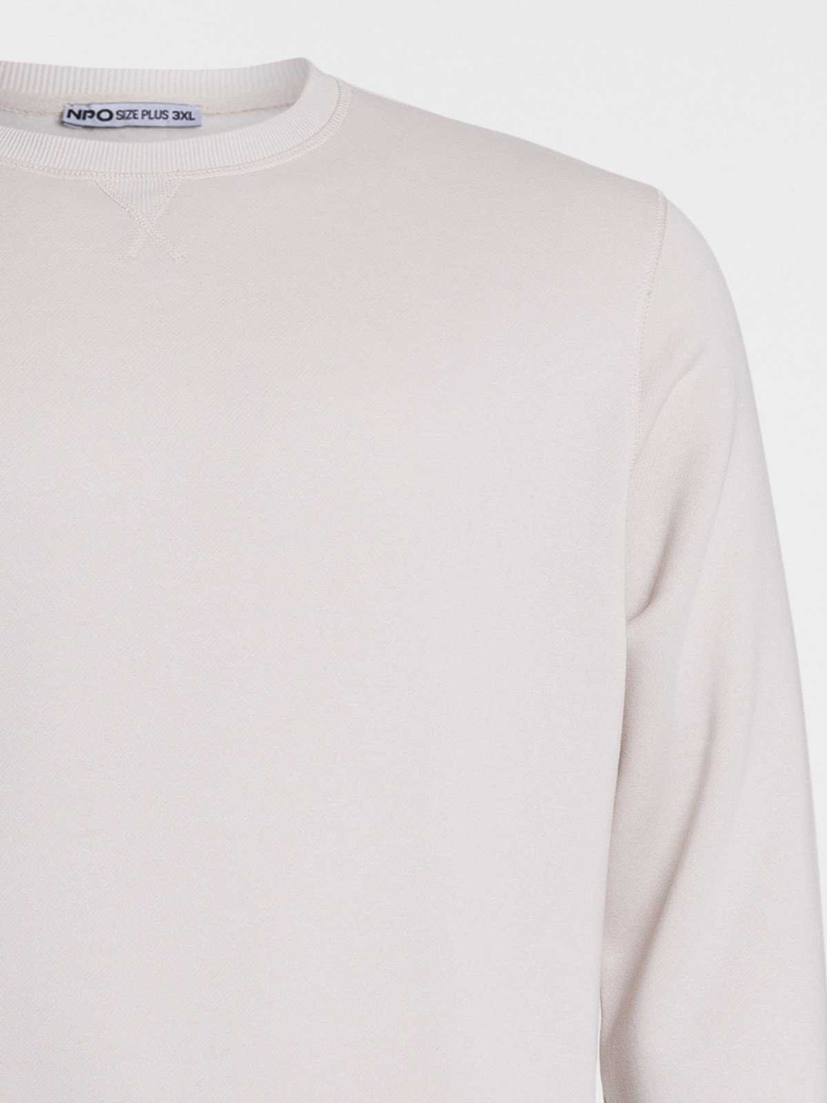 Sweat craie grande taille homme