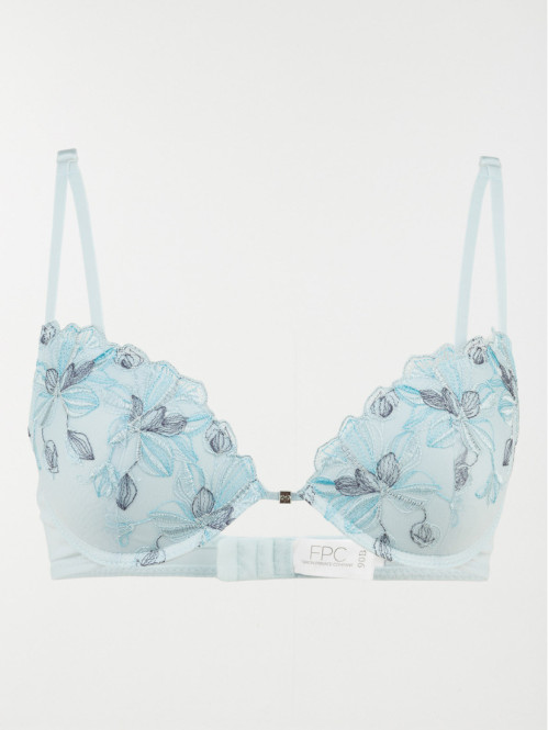 Soutien-gorge fleurs brodées (85B-90D)