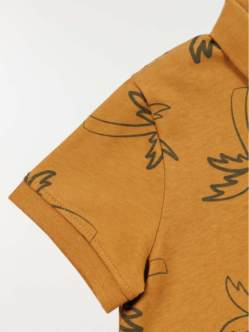 Polo caramel palmier garçon...