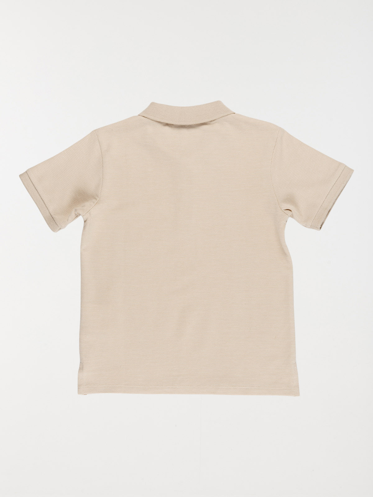 Polo uni sable garçon (3-12A)