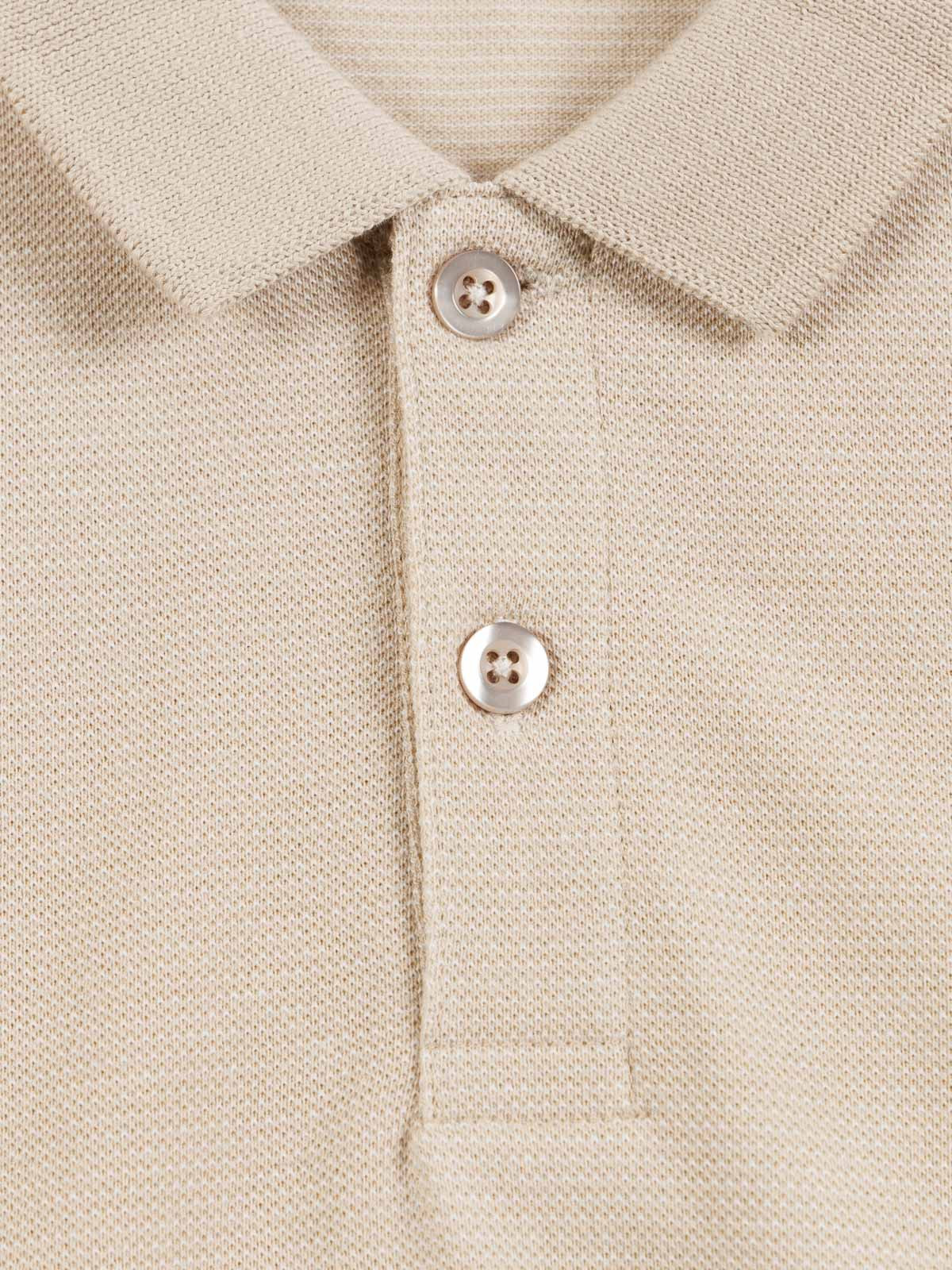 Polo uni sable garçon (3-12A)