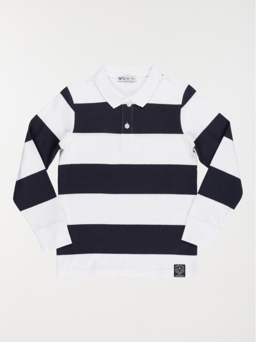 Polo rayé tennis garçon (3-12A)