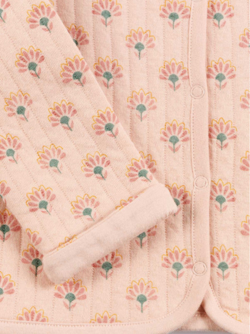 Gilet imprimé fleuri fille...